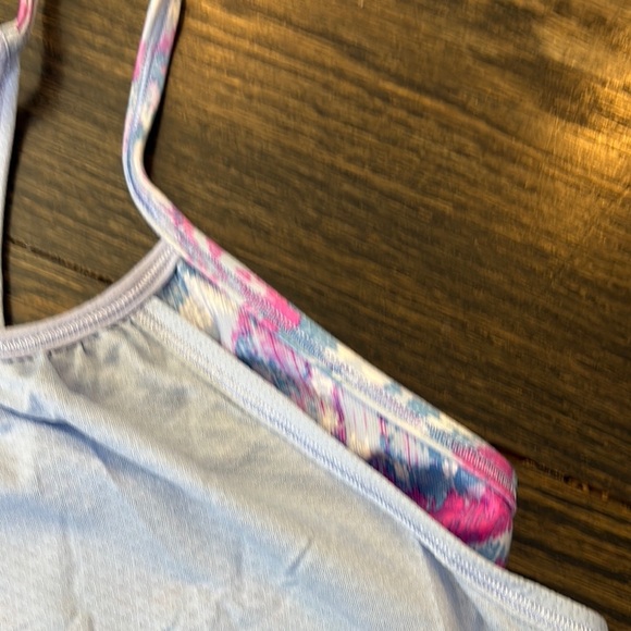 Girls Light Blue Tank Top by Ivivva (size 12) - Picture 3 of 5